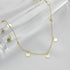 Dainty Beaded Choker Necklaces,14K Gold/Silver Plated Cute Tiny Delicate Coin/Satellite Chain Choker Necklaces for Women...