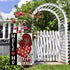 Love Heart Welcome Garden Flag, 12 X 18 Double-Sided Valentine's Day Anniversary Wedding Yards Decor, Burlap House Banner Outdoor Decoration...
