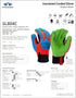Pyramex GL804C Series Safety Gloves with TPR and Waterproof Liner Size Large...