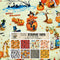 Decoupage Paper Pack (24 Sheets 6"x6") Vintage Halloween Patterns FLONZ Vintage Styled Paper for Decoupage, Craft and Scrapbooking...