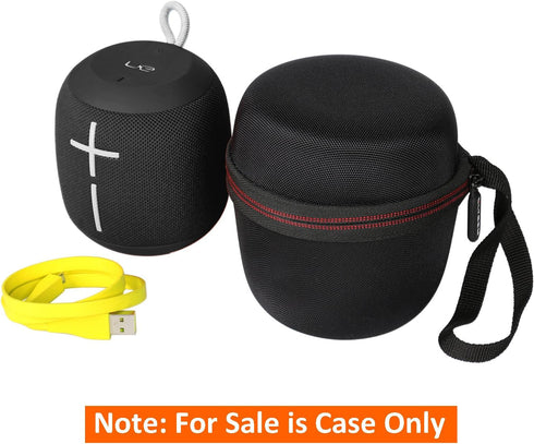 LTGEM Hard Travel Carrying Case for Ultimate Ears WONDERBOOM 4/3 / 2 Portable Waterproof Bluetooth Speaker, Black+Grey...