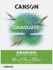 Canson Graduate Drawing Pad, Foldover, 9x12 inch, 30 Sheets | Artist Paper for Adults and Students - Drawing, Sketching and Art Journaling...