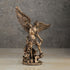 Veronese Design 4 Inch Archangel Saint Michael Slaying Demon Resin Figurine Hand Painted Bronze Finish...
