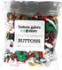 Buttons Galore Christmas Super Value Pack Craft Buttons, Red 50 Pack...