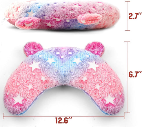 Small Dog Calming Pillows, Anxiety Relief Pillows for Dogs and Cats, U-Shape Pillow for Improving Pet Sleeping, Half-Count Soft Cat Pillow, Machin...