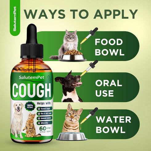 Dog Cough | Cat Cough | Kennel Cough | Dog Cough Relief | Cough Supplements Dog | Allergy Relief | Cat Allergy Relief | 2 Oz...