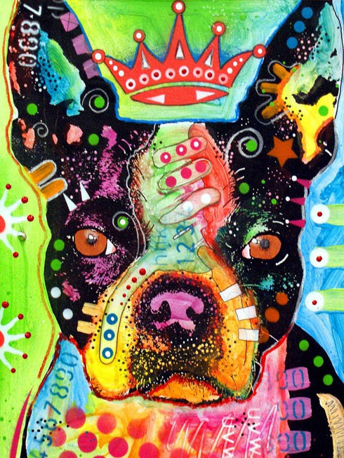 Dog Diamond Painting-DIY 5D Diamond Painting Kits for Adults and Beginner?Crystal Rhinestone Full Drill Embroidery Diamond Arts Craft Home Decor A...