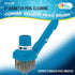 U.S. Pool Supply Corner Vacuum Head Brush with Stainless Steel Bristles, Adjustable Suction Ring - Scrub Remove Calcium Buildup, Rust Stains on Co...