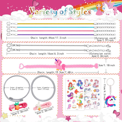 SUZUTOY Bracelet Making Kit for Girls, Unicorns Gifts for Girls, Arts and Crafts for Kids Ages 4 5 6 7 8 9 10 11, Gifts Toys for 4-12 Year Old Gir...