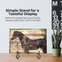 TR-LIFE 4 Pack Plate Stands for Display - 10 Inch Plate Holder Display Stand + Metal Easel Stand for Picture Frame, Decorative Plates, Book, Photo...