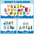 JOYIN 36 Pcs Animal 3D Erasers, Fun and Cute Mini Pencil Erasers for Kids, Puzzle Take Apart Eraser, Classroom Rewards, Party Favors, Desk Pets, T...