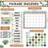 Farmhouse Classroom Calendar Set Bulletin Board Sets for Teachers Bulletin Board Calendar with Numbers Month Weather for Classroom Decor School Ca...