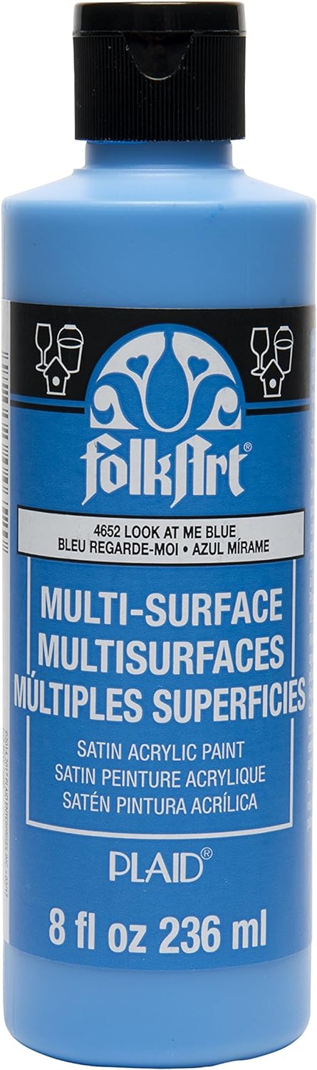 FolkArt Multi-Surface Paint (8 oz), , Look At Me Blue...