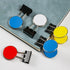 Paper Clips, Binder Clips, Easy Grip, Assorted Color, Office Supplies (Round)...