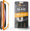rooCASE 3-Pack Screen Protector for iPhone 11 Pro / iPhone XS / X, Reinforced Tempered Glass Screen Protector with Alignment Frame for iPhone 11 P...