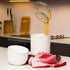Joyce Chen Kitchen Spider Strainer Stainless Steel 5-Inch Wire Basket with Heat-Resistant Bamboo Handle...