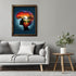 Posterizer 1 pcs-Abstract African Sunset Landscape & woman-Afro-American Art Collection-Inspirational Women's Art-Gifts for Women- UNFRAMED Wall A...
