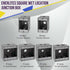 ENERLITES Weatherproof Outlet Box with Five 1/2-in Threaded Outlets, Outdoor Electrical Box, 5 Holes 0.50” Each, 2-Gang, 4.53” Height x 4.53” Leng...