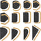 Pottery Mug Handle Molds 12Pcs Mug Handle Forms Mug Handle Making Tool for Pottery Ceramic Mug Handle Molds for Clay with Various Shapes and Sizes...