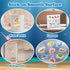 214 PCS Ocean Animals Reusable Sticker Books for Kids, 6 Sheets Reusable Stickers for Toddlers, Cute Waterproof Toddler Stickers Age 3+, Window Cl...