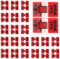 1500pcs/30 Packs Sign Here Tabs, Sign Here Stickers with Arrow Symbols, Sign Here Sticky Notes Arrow Tabs Sign Here Flags for Reminder Office Scho...
