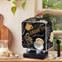 Coffee Maker Cover Kitchen Appliance Covers Dust Cover Waterproof Coffee Pot Cover with Top Handle for Most Standard Coffee Maker Coffee Print...