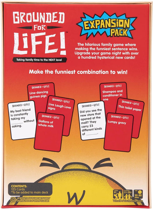 WHAT DO YOU MEME? Grounded for Life Expansion Pack – The Ultimate Kid Game – Designed to be Added to Grounded for Life Core Card Game – Ages 8+...