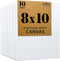 milo Stretched Artist Canvas | 8x10 inch | Value Pack of 10 Canvases for Painting, Primed & Ready to Paint Art Supplies for Acrylic, Oil, Mixed We...
