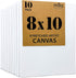 milo Stretched Artist Canvas | 8x10 inch | Value Pack of 10 Canvases for Painting, Primed & Ready to Paint Art Supplies for Acrylic, Oil, Mixed We...