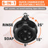 Pressure Washer Nozzle, 6 in 1 Quick Change Over Spray Nozzle, Adjustable High Power Washer Nozzle Tips with 1/4" Quick Connect, 4000 PSI...