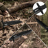 Dispatch Survival Hunting Knife with Sheath, 12" Fixed Blade Knife, Bowie Knives with Non-Slip Cylinder Design Handle, for Outdoor, Bushcraft, Cam...