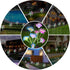 Solar Garden Flower Lights?LED Solar Powered Stake Landscape Lights?Outdoor Waterproof Decorative Lights for Yard,Patio,Lawn,Pathway Decoration (2...