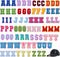 78PCS Iron-on Letter Patches A-Z Embroidered Alphabet Applique Sew-on Letter Patches with Iron-on Adhesive for Decorating Repair Hats Shirts Jeans...