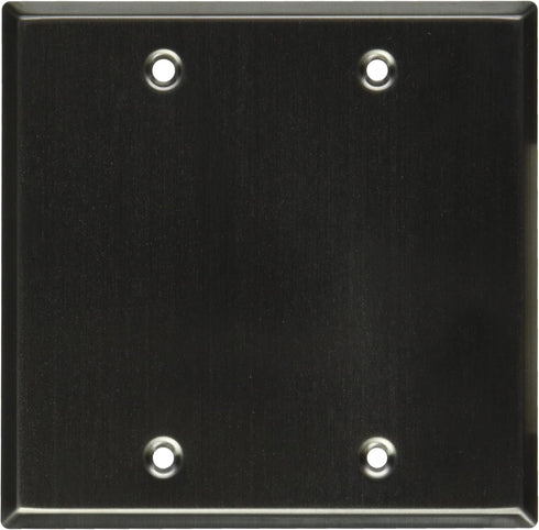 Seismic Audio SA-PLATE15 Stainless Steel Blank Gang Wall Plate...