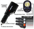 6 in 1 Auto Emergency Extraction Tool and LED Emergency Light - Seat Belt Cutter, Auto Glass Breaker, 3-Mode Security Flashlight & 2200 mAh Power ...