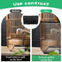 Bird Cage Seed Catcher, Universal Adjustable Birdcage Cover Skirt Bird Cage Net Cover Nylon Guard Net Cover for Parrot Parakeet Macaw Round Square...