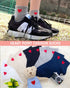CUTIE MANGO Women's Heart Print Cotton Crew Socks Sneaker Ankle Novelty Casual Soft Cute Lovely Crazy Fun...