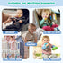 Babygoal Silicone Pacifier Clips 4 Pack,2pcs Pacifier Holder Clip with 2pcs Toy Strap Chain for Baby Boy Girl Fits All Pacifier,Binky,Teething Toy...