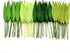 TH 50 pcs. Mixed Tone Green Grass Leaves with Wire Stems 8 mm Mulberry Paper Leaves Craft Supplies Scrap Booking Embellishments for so Many Card C...