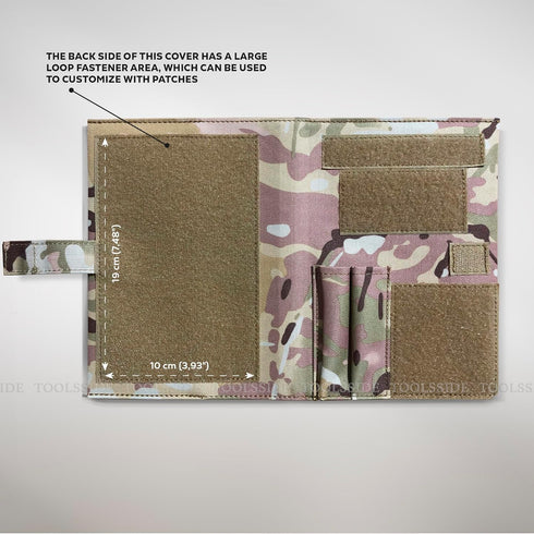 Tactical Notebook Cover - Army Tactical Notebook Cover 5.5" x 8.4" - Water-proof Nylon Military Notebook Cover - Weatherproof Fabric Cover Tactica...