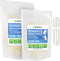 XPRS Nutra Size 00 Separated Capsules - 100 Count Gelatin Empty Capsules Separated in Bags - Clear Empty Capsules - Separated Empty 00 Capsules - ...