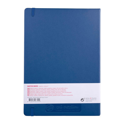 Talens Japan T9314-233M 452248 Art Creation Sketchbook, Drawing Notebook, 8.3 x 11.8 inches (21 x 30 cm), Navy Blue...