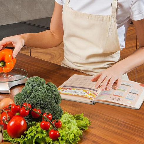 The Perfect Recipe Notebook To Write In Your Own Recipes - Aesthetic Blank Recipe Book with Waterproof Cover - Simplified Blank Cookbook to Organi...