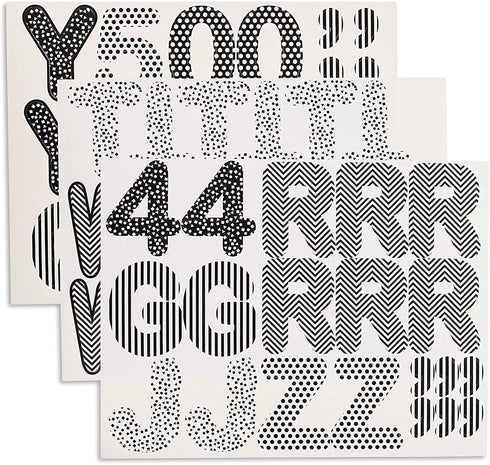 Juvale Bulletin Board Alphabet Letters and Numbers (144 Count)...