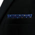 S&W SHLAX&WING Pocket Squares for Men Navy with Orange Dots for Men Suit 12×12...