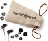 Symphonized Bling Premium Genuine Wood in-Ear Noise-isolating Headphones with Mic and Nylon Cable (Gray)...