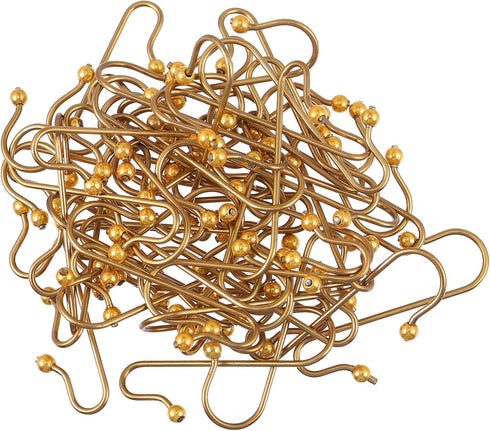 40pcs Hook up Christmas Tree Hangers Xmas Hanging Hook Holiday Ornament Hanger Hooks for Ornaments Christmas Party Favor Metal Clothes Rack Iron M...