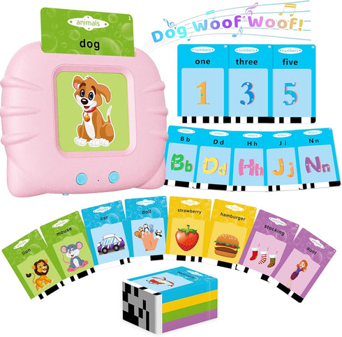 Talking Flash Cards with 382 Sight Words, Toddler Toys for Boys and Girls, Montessori Toys, Pocket Speech for Toddlers, Talking Flashcards for Tod...