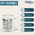 shop4ever You're My Favorite B To B About B Ceramic Coffee Mug Tea Cup, Funny Bestfriend Bridesmaid Sister Gift 11 oz (White)...