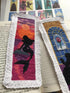 12 pieces Princess DIY Cotton Cross Stitch Bookmark,Cotton Edged Book Mark Classical Fairy Princess Counted Cross Stitch kit...